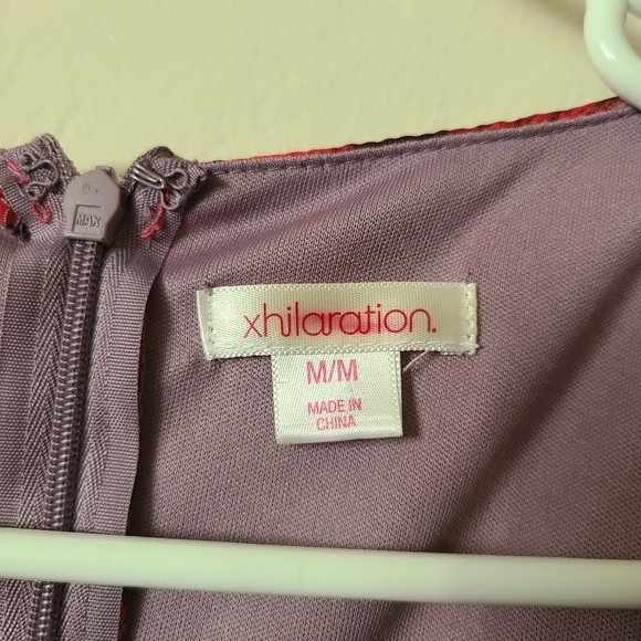 Xhiliration Purple & Pink Floral Dress - Picture 5 of 6